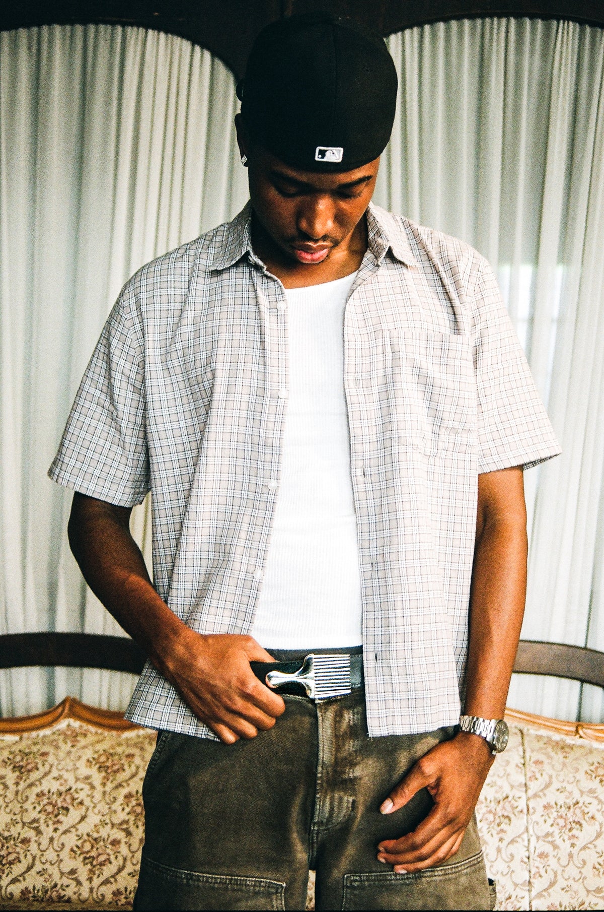 Sliver Afro Pick Belt